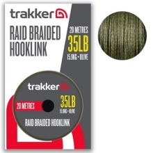TRAKKER PRODUCTS - Návazcová šňůrka Raid Braided Hooklink 0,40 mm 15,9 kg 20 m
