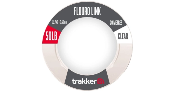 TRAKKER PRODUCTS - Návazcový vlasec Fluoro Link 22,7 kg 0,68 mm 20 m