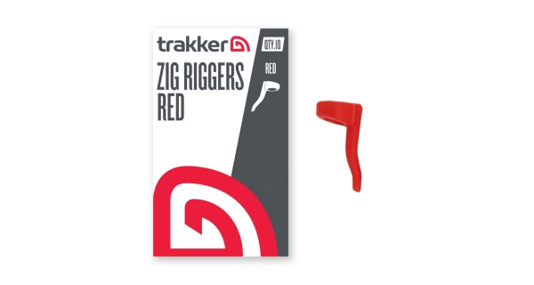 TRAKKER PRODUCTS - Rovnátka Zig Riggers Red 10 ks