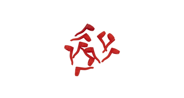 TRAKKER PRODUCTS - Rovnátka Zig Riggers Red 10 ks