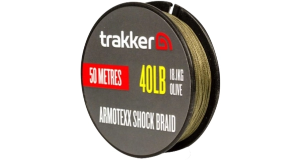 TRAKKER PRODUCTS - Šoková šňůra Armotexx Shock Braid 0,40 mm 18,1 kg 50 m