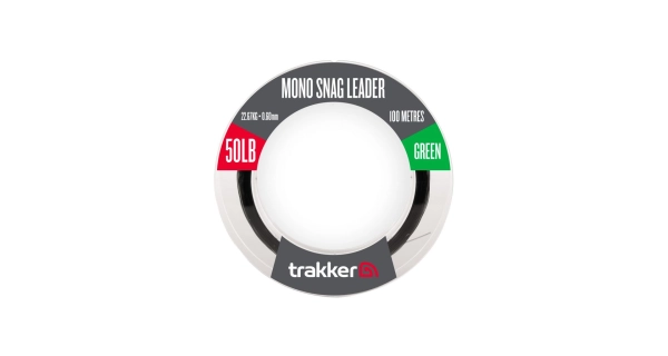 TRAKKER PRODUCTS - Šokový vlasec Snag Leader 22,6 kg 0,60 mm 100 m Green