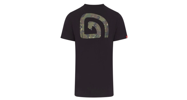 TRAKKER PRODUCTS - Tričko CR Logo T-shirt Black Camo vel. 2XL