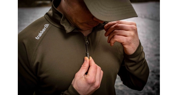 TRAKKER PRODUCTS - Triko s dlouhým rukávem Half Zip Top with UV Sun Protection vel. M