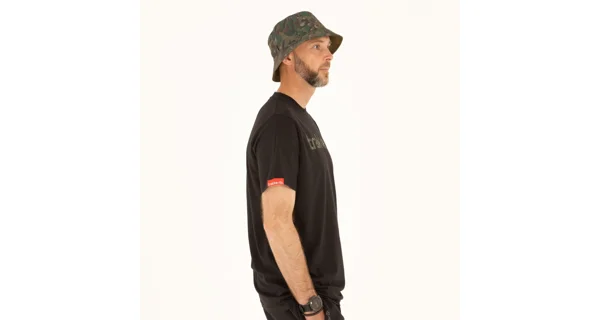 TRAKKER - Tričko CR Logo T-shirt Black Camo vel. M