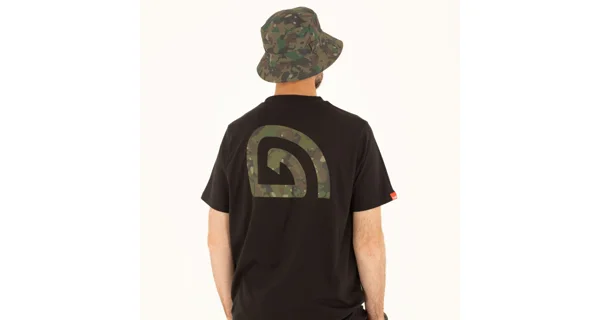 TRAKKER - Tričko CR Logo T-shirt Black Camo vel. XL