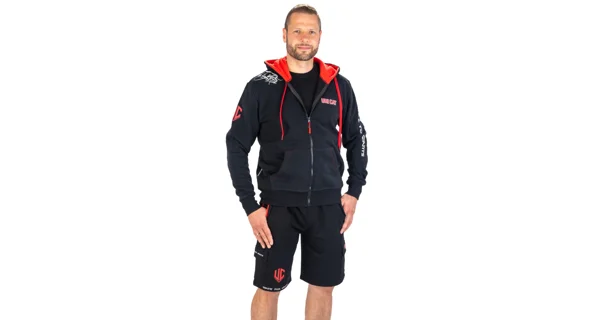 UNI CAT - Mikina Team Zipper Hoodie vel. 2XL