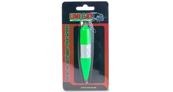 UNI CAT - Plovák Reflector Outrigger Float 95 mm 1 ks Zelený