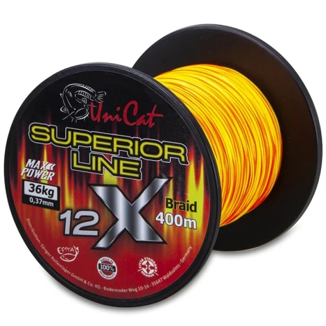 UNI CAT - Šňůra 12 X Superior Line 0,60 mm 62 kg 400 m