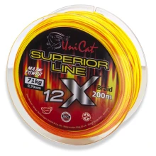 UNI CAT - Šňůra 12 X Superior Line 0,70 mm 71 kg 200 m