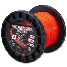 UNI CAT - Šňůra 8X Vencata Red 0,37 mm 34 kg 1500 m