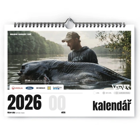 VAGNER - Nástěnný kalendář A3 2026