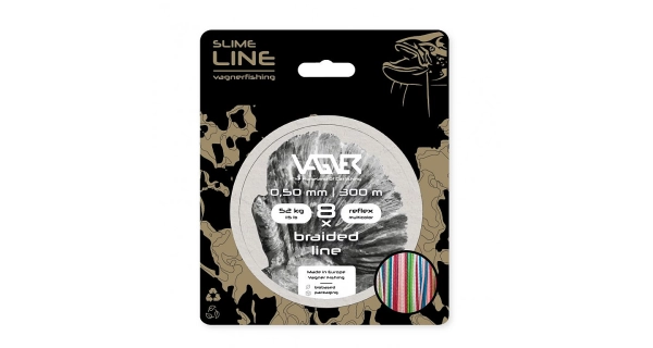 VAGNER - Šňůra Braided Line Reflex Multicolor 0,50 mm 300 m