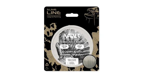 VAGNER - Vlasec Super Soft Mono Leader 0,80 mm 50 m