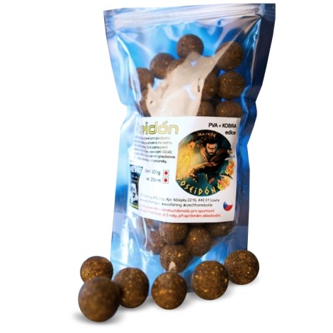 VEVA FISHING - Vnadící boilies Poseidón do PVA + Kobry 20 mm 300 g