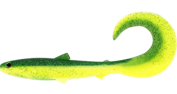 WESTIN - Gumová nástraha BullTeez Curltail 10 cm 6 g Fireflash 2 ks