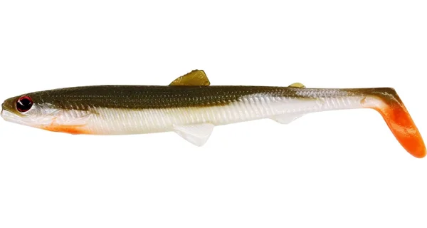 WESTIN - Gumová nástraha BullTeez Shadtail 9,5 cm 7 g Bass Orange 2 ks