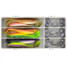 WESTIN - Gumová nástraha Candát Set Zander Box Jigging 32 ks