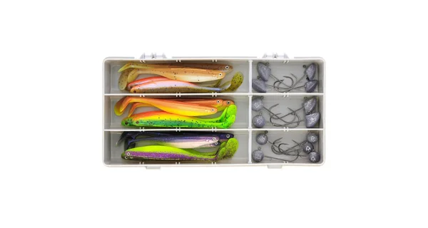 WESTIN - Gumová nástraha Candát Set Zander Box Jigging 32 ks