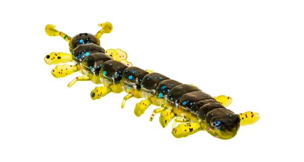 WESTIN - Gumová nástraha Cantipede Creaturebait 9,5 cm 4 g 4 ks Motoroil Moss