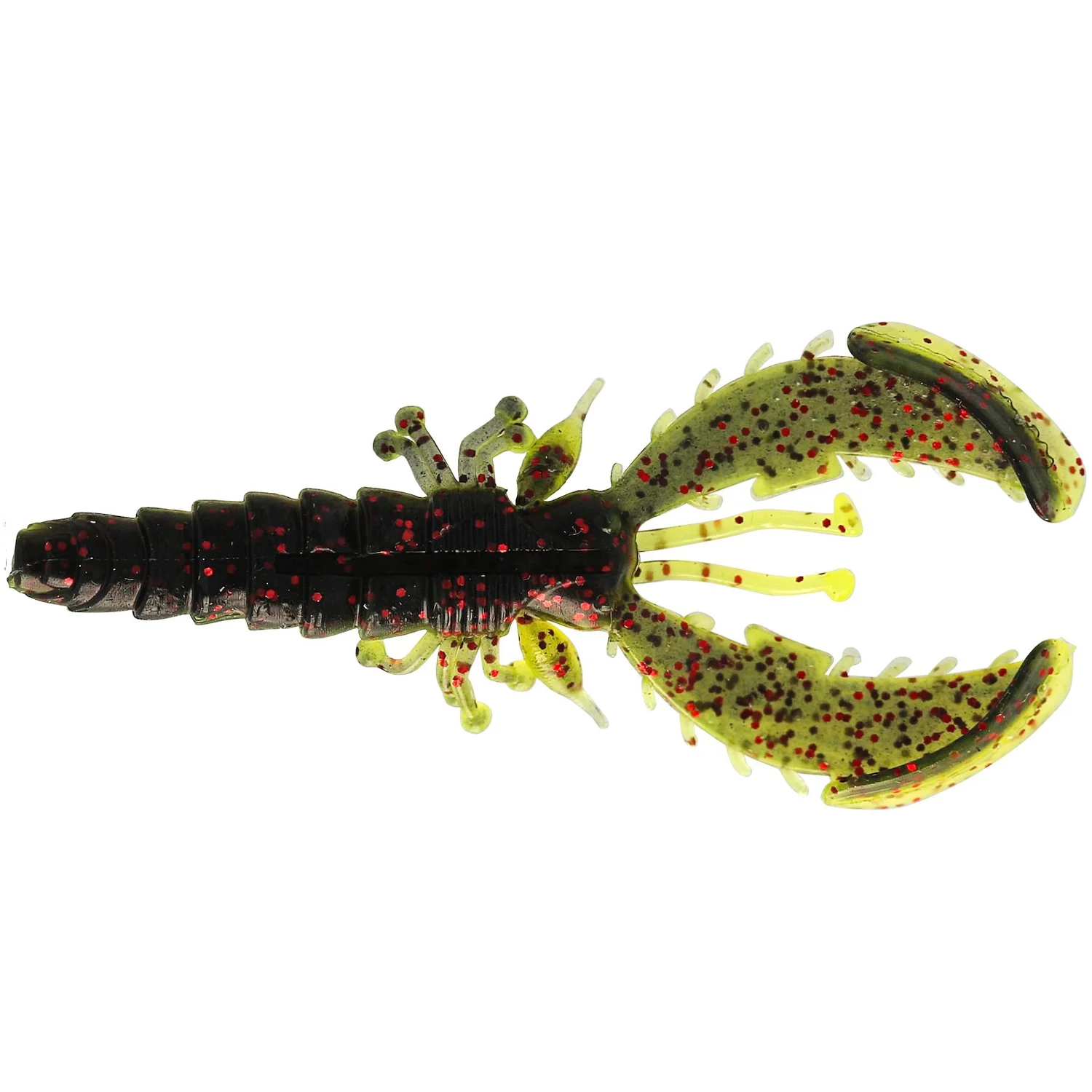 WESTIN WESTIN - Gumová nástraha Crecraw Slim Creaturebait 7,5 cm 3 g 4 ks Black Chartreuse