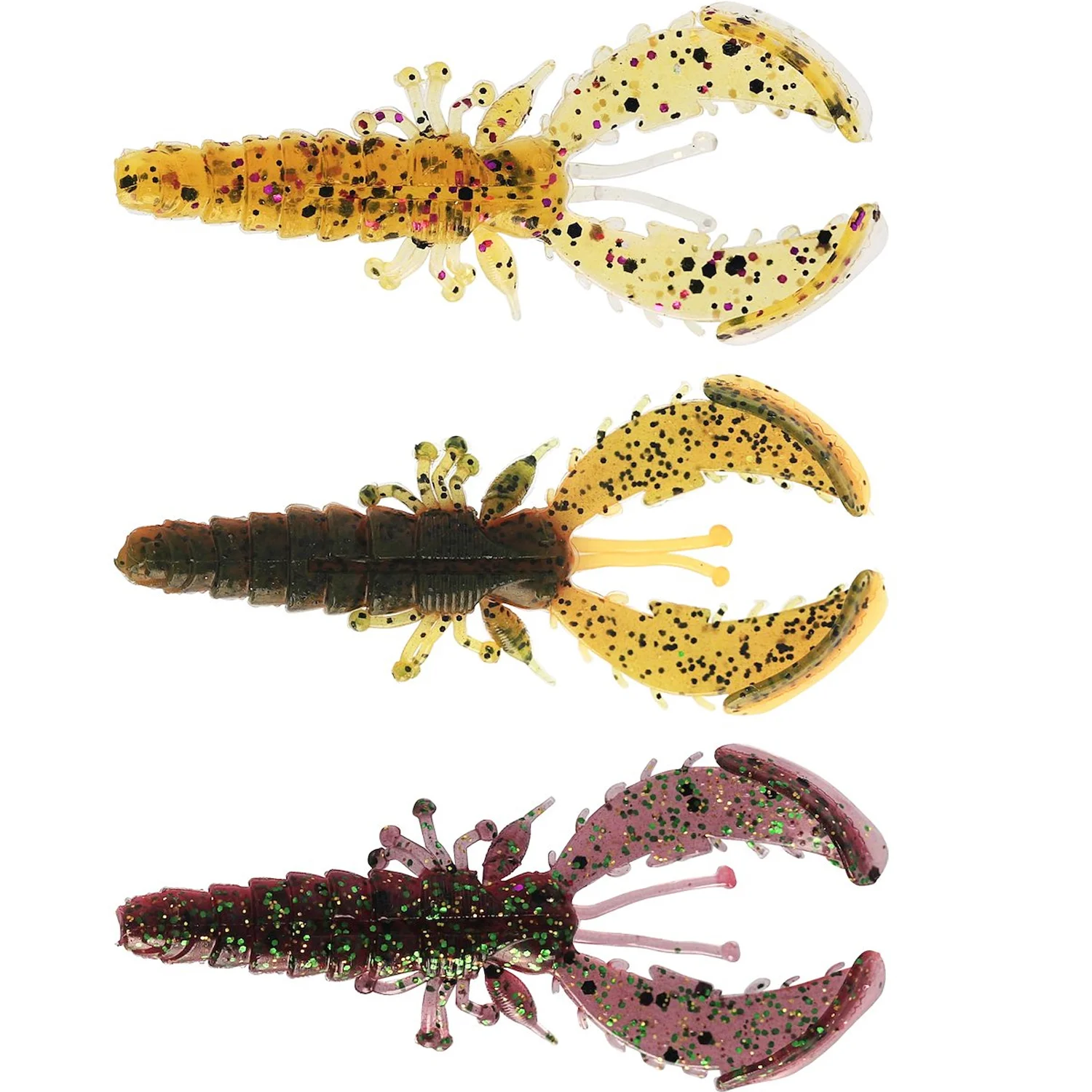 WESTIN WESTIN - Gumová nástraha Crecraw Slim Creaturebait 7,5 cm 3 g 4 ks Clear Water Mix 26
