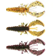 WESTIN - Gumová nástraha Crecraw Slim Creaturebait Clear Water Mix 22 5,5 cm 1,5 g 6 ks