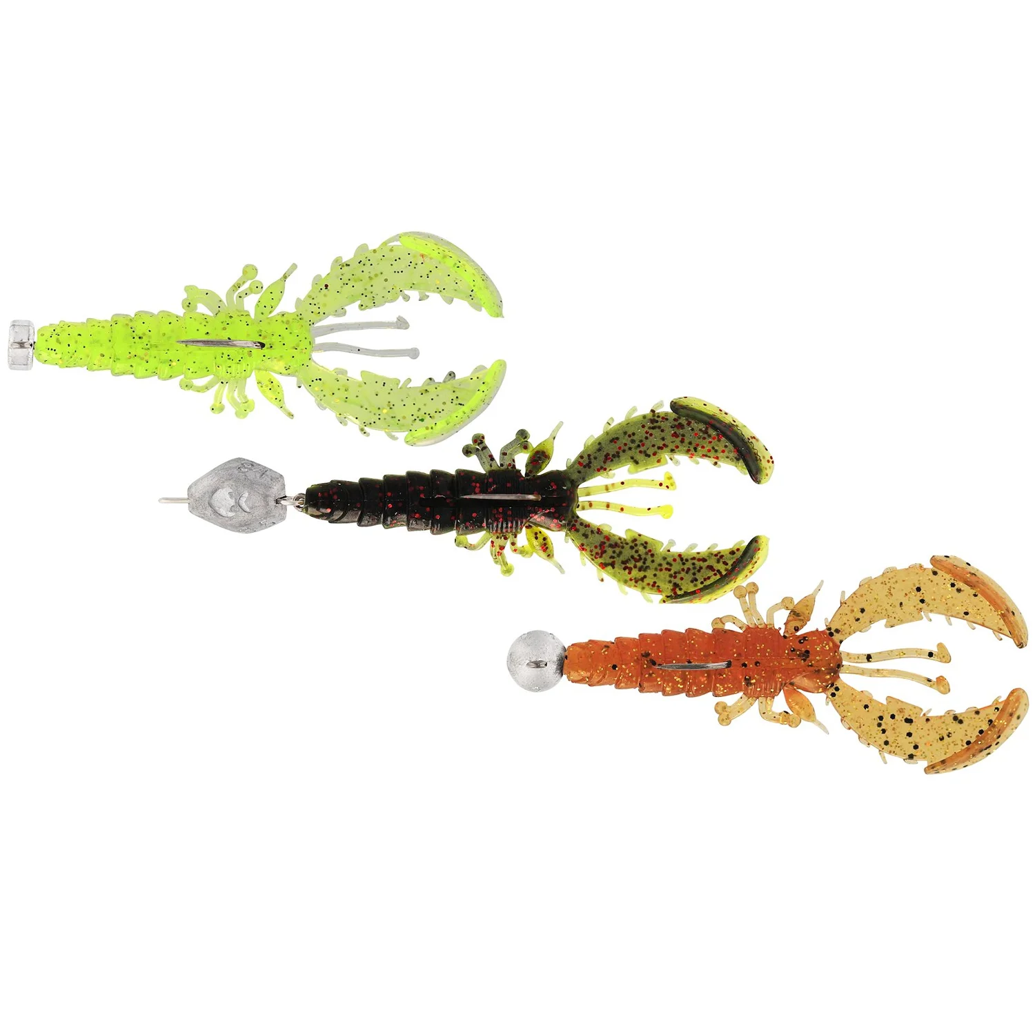 WESTIN WESTIN - Gumová nástraha Crecraw Slim R 'N R V1 7,5 cm 5-7-10 g 3 ks Dark Water Mix 22