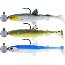 WESTIN - Gumová nástraha Hypoteez Shadtail R'NR Clear Water Mix 21 6,5 cm 2 g 3 ks