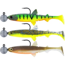 WESTIN - Gumová nástraha Hypoteez Shadtail R'NR Dark Water Mix 21 6,5 cm 2 g 3 ks