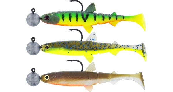 WESTIN - Gumová nástraha Hypoteez Shadtail R'NR Dark Water Mix 21 6,5 cm 2 g 3 ks