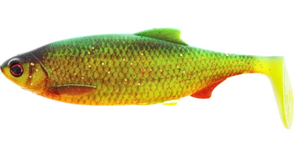 WESTIN - Gumová nástraha Ricky The Roach Shadtail Firetiger Rudd 18 cm 85 g 1 ks