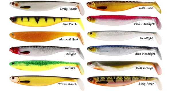 WESTIN - Gumová nástraha ShadTeez Slim Bling Perch 12 cm 10 g 2 ks