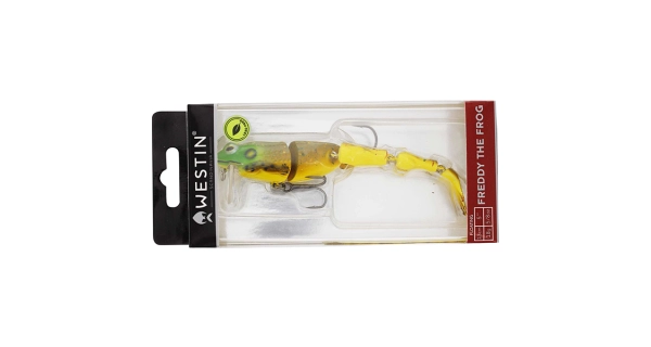 WESTIN - Imitace žáby Freddy The Frog Wakebait 9 cm/18,5 cm 46 g Green Hot Frog