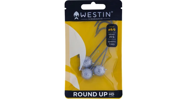 WESTIN - Jigová hlavička RoundUp HD 15 g vel. 10/0 3 ks