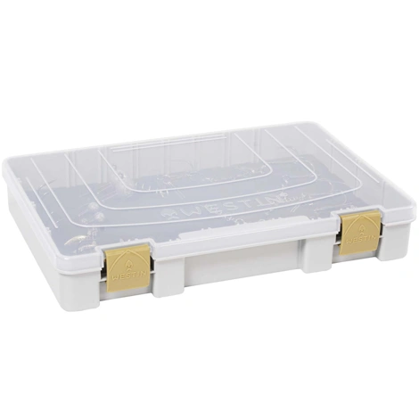 WESTIN - Krabička W3 Rig Box Grey Clear 28 x 19,5 x 4,5 cm