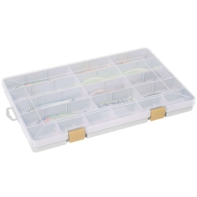 WESTIN - Krabička W3 Tackle Box Grey Clear 35,5x22,5x3,5 cm
