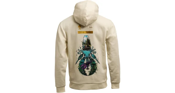 WESTIN - Mikina CreCraw Hoodie Beige vel. L
