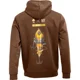 WESTIN - Mikina Swimlure Hoodie Dark Brown vel. M