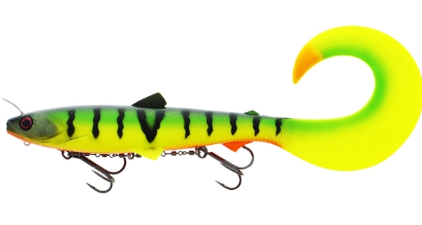 WESTIN - Nástraha Bullteez Curtail Inline Sinking 33 cm 230 g Tiger Perch