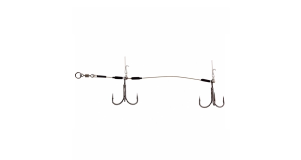 WESTIN - Návazec Pro Stinger Double 1X7 vel. 2/0 15 cm 40,8 kg 2 ks