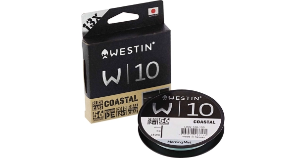 WESTIN - Pletená šňůra W10 13 Braid Coastal Morning Mist 0,10 mm 150 m 6 kg
