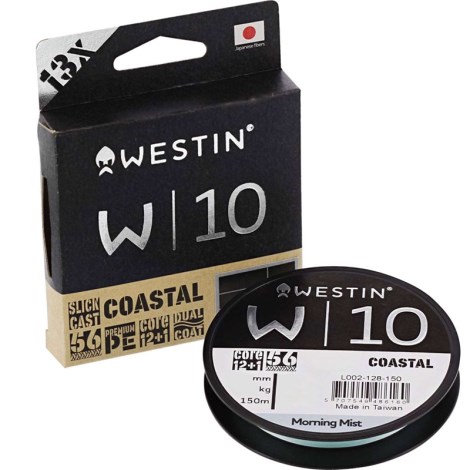 WESTIN - Pletená šnůra W10 13 Braid Coastal Morning Mist 0,148 mm 150 m 8,7 kg