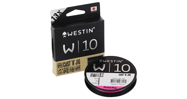 WESTIN - Pletená šňůra W10 Cast 'N' Jig 13 Braid Pickled Pink 0,148 mm 9 kg 110 m