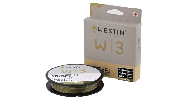 WESTIN - Pletená šňůra W3 8-Braid Deadbait Jungle Jive 0,285 mm 19,4 kg 300 m