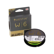 WESTIN - Pletená šňůra W6 8 Braid Lime Punch 0,148 mm 6,8 kg 135 m
