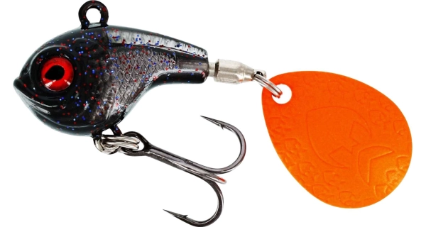 WESTIN - Rotačka DropBite Spin Tail Jig Black Mamba 3,4 cm 17 g