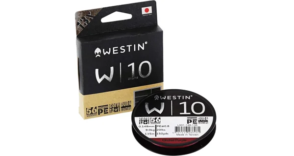 WESTIN - Splétaná šňůra W10 13 Braided Lines Orchid Purple 0,165 mm 10,9 kg 135 m