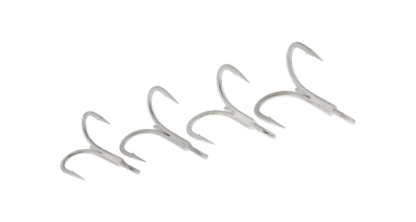 WESTIN - Trojháček Saltwater Treble Hook Black Nickel vel. 4/0 5 ks