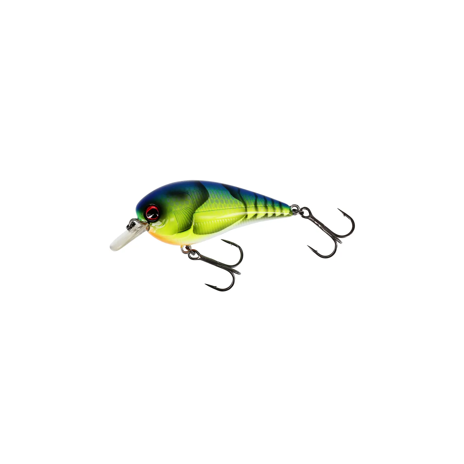 WESTIN - Wobler BassBite 1,5 Squarebill Floating 6 cm 13 g Chartreuse Blue Craw